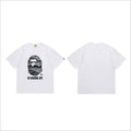 BAPE Grey/Blue Camo Ape Head T-Shirt — front