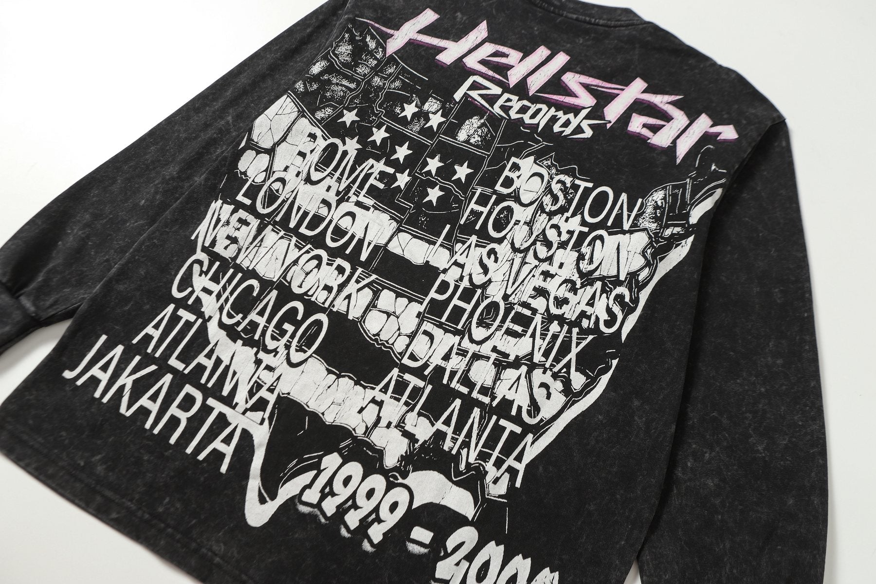 Hellstar Records Graphic Long-Sleeve T-Shirt — detail