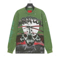 Godspeed Washed Olive Aircraft Graphic Long-Sleeve T-Shirt — hero