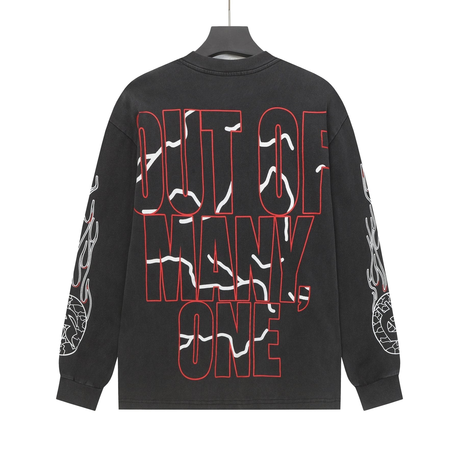 Godspeed Racing Skull Graphic Long-Sleeve T-Shirt — back