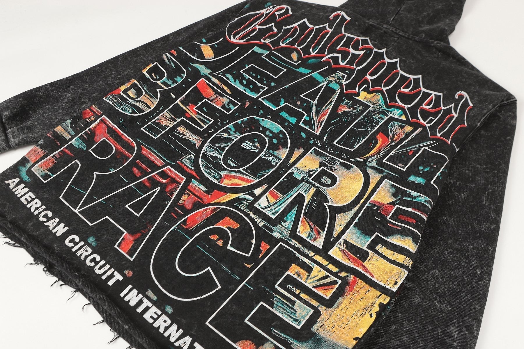 Godspeed Death Before Race Graphic Hoodie — detail