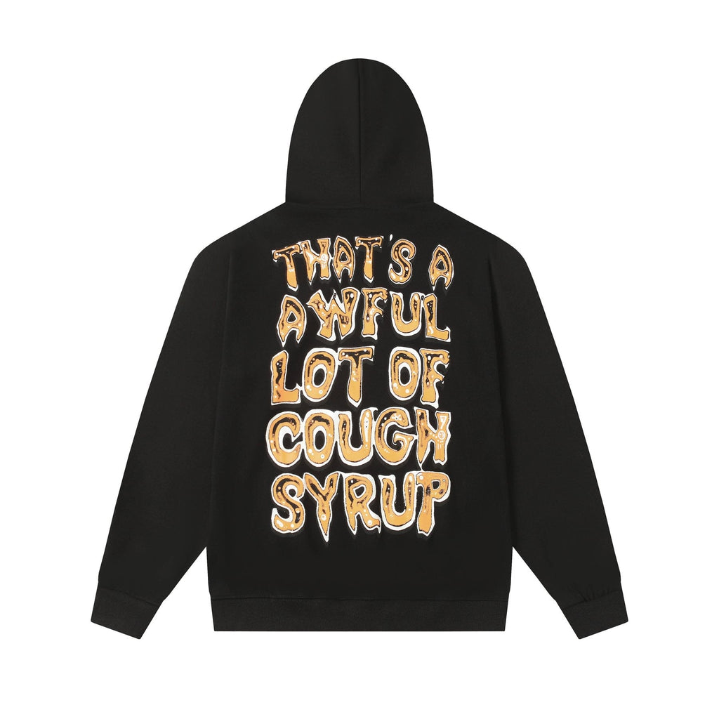 THAT'S A AWFUL LOT OF COUGH SYRUP Tomorrow Star Graphic Hoodie — back