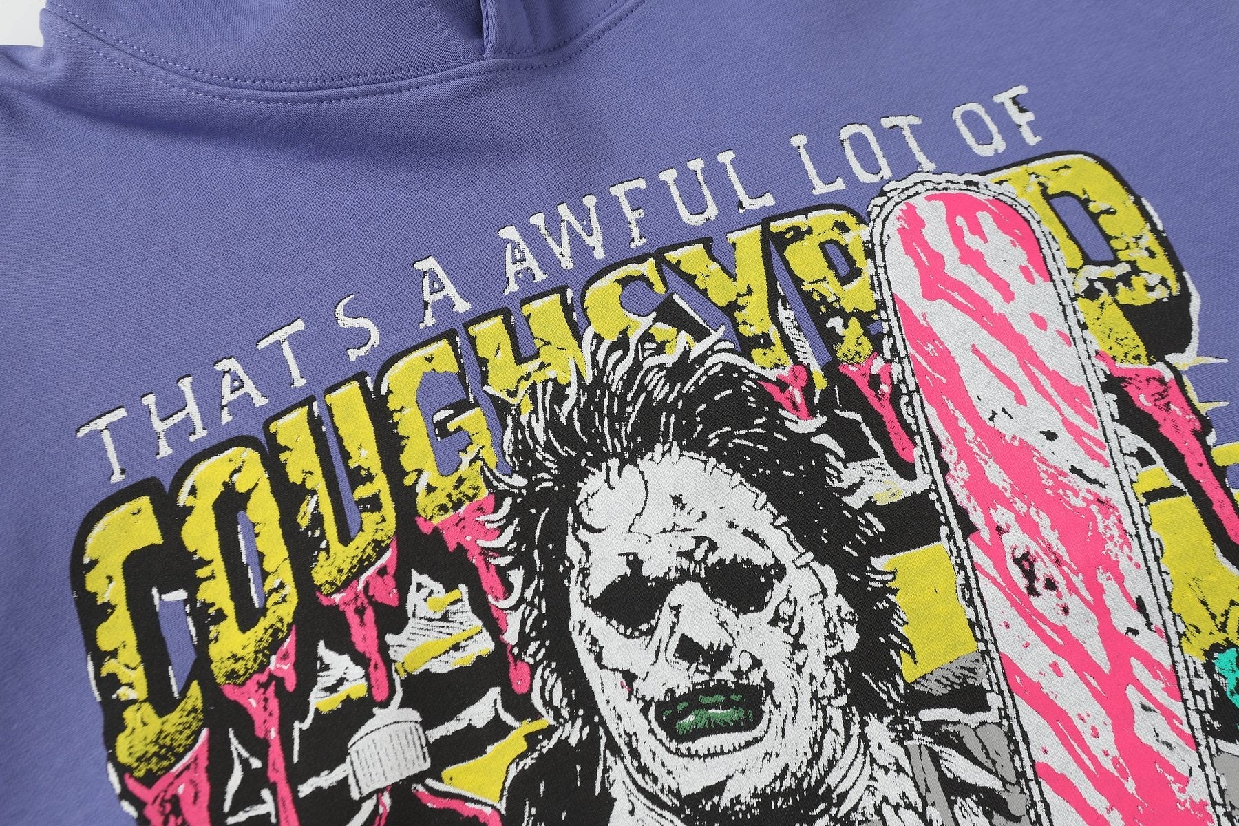 THAT'S A AWFUL LOT OF COUGH SYRUP Tomorrow Star Graphic Hoodie — detail