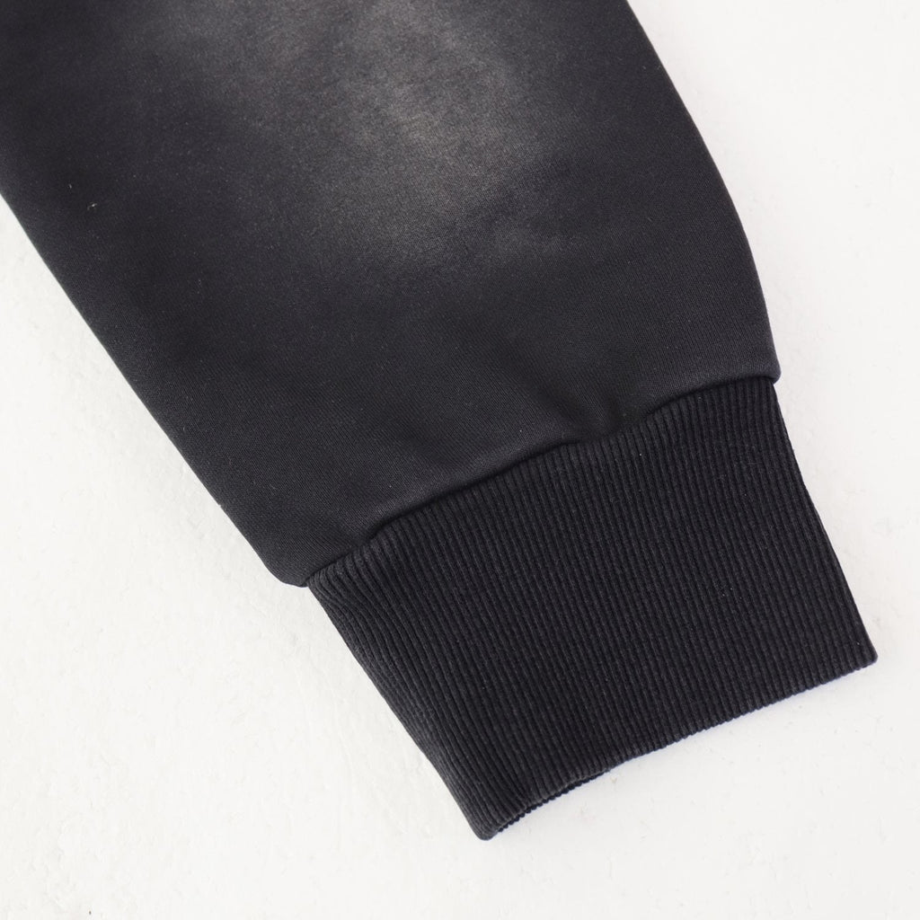 Hellstar Washed Black Graphic Hoodie — detail