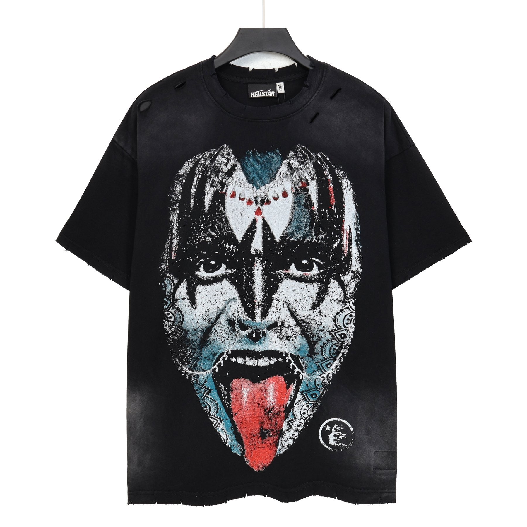 Hellstar Tour Graphic Distressed Short-Sleeve T-Shirt — front