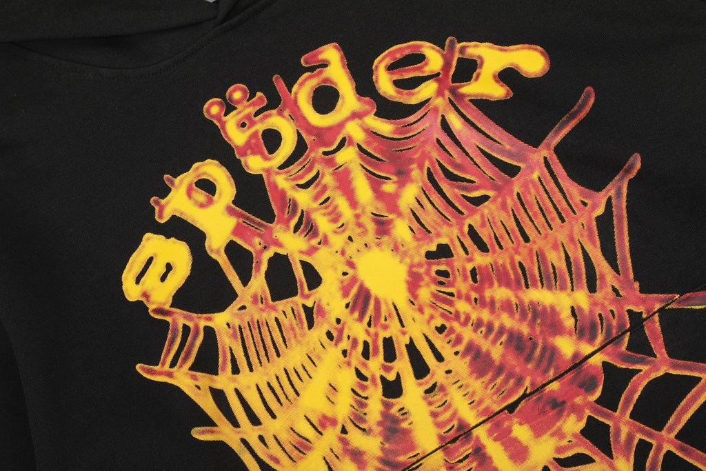 Sp5der Web Graphic Hoodie & Sweatpants Set — detail