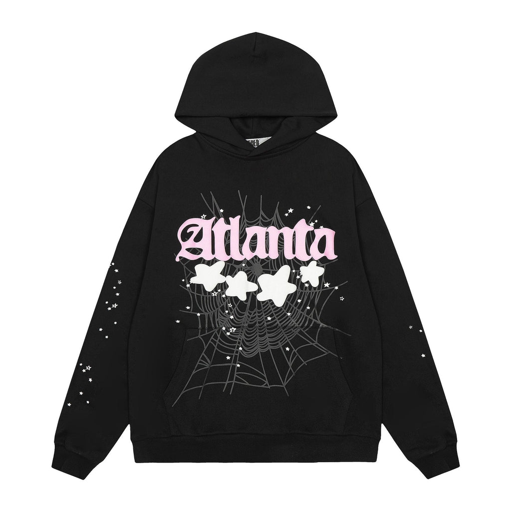 Sp5der Atlanta Spiderweb Graphic Hoodie — front
