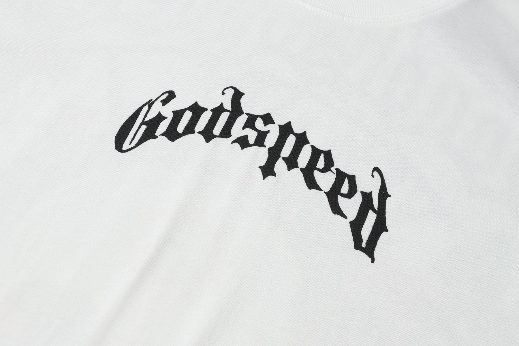 Godspeed Skull & Floral Graphic Short-Sleeve T-Shirt — detail