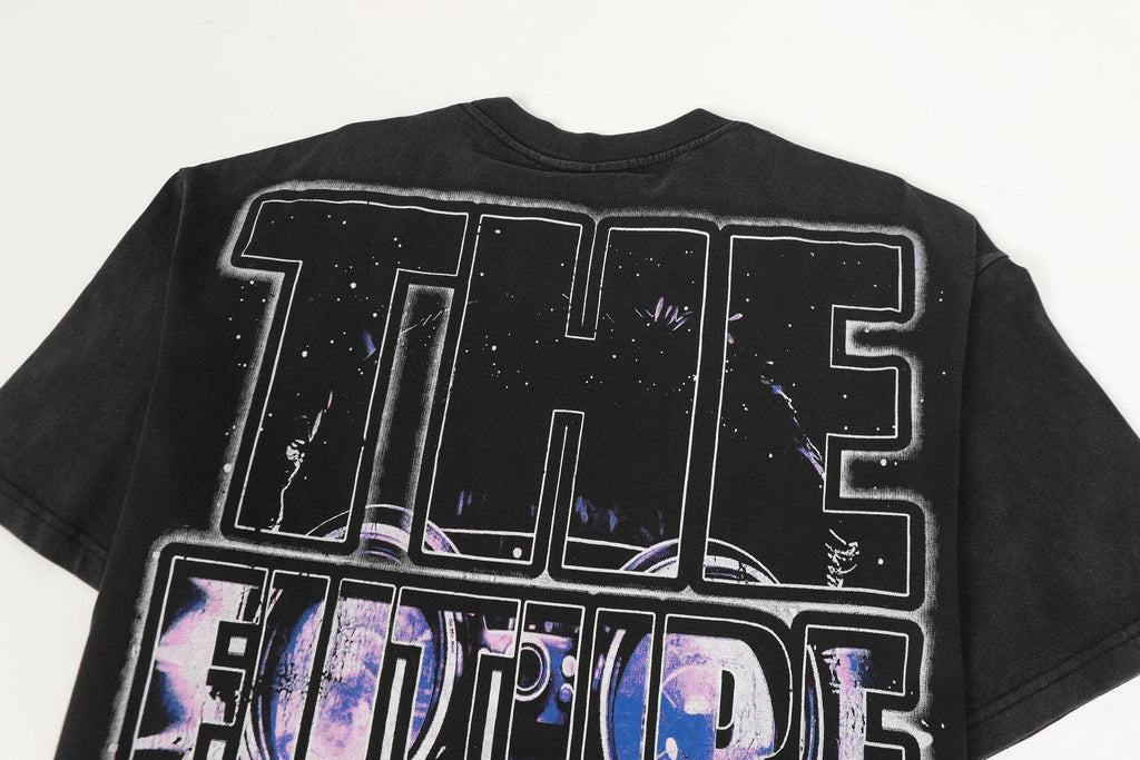 Hellstar Records Portrait Graphic T-Shirt — detail