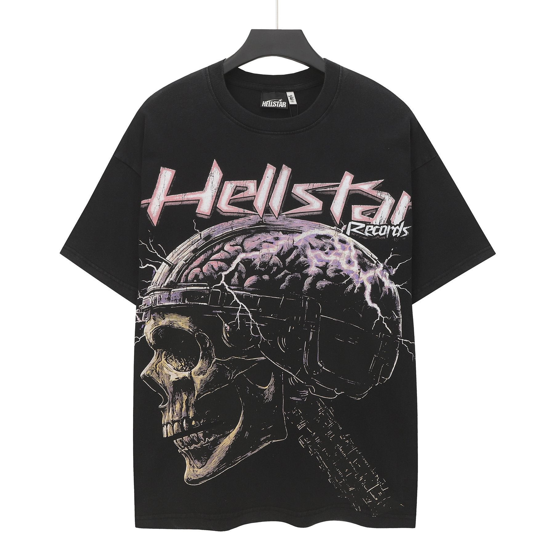 Hellstar Skull and City Graphic Short-Sleeve T-Shirt — hero