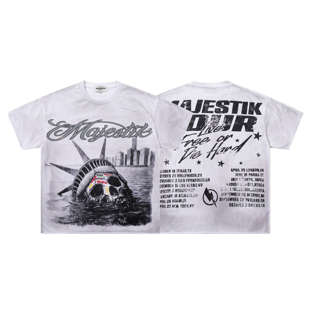 MAJESTIK Tour-Style Back Print T-Shirt — hero