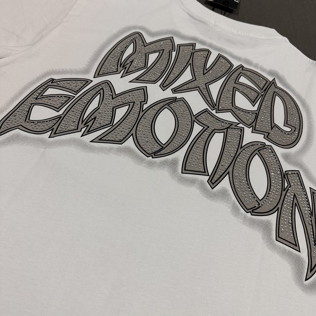MIXED EMOTION Skull Graveyard Graphic T-Shirt — detail