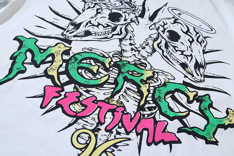 Hellstar Mercy Festival 96 Peace Graphic T-Shirt — detail