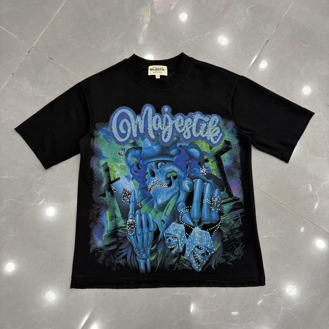MAJESTIK Front & Back Graphic T-Shirt — hero
