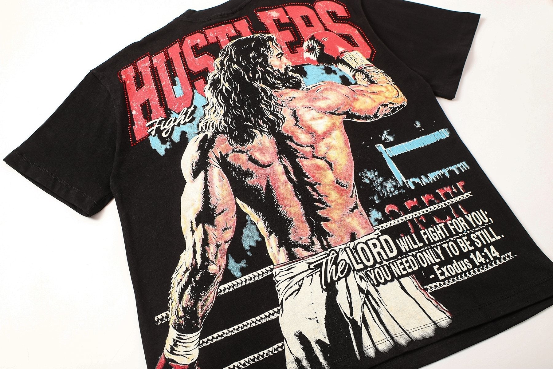 Life Hustlere Boxing Graphic T-Shirt — detail