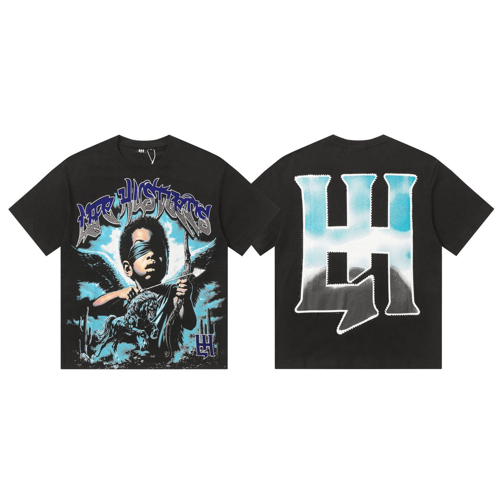 Life Hustlere Rhinestone Graphic T-Shirt — comparison
