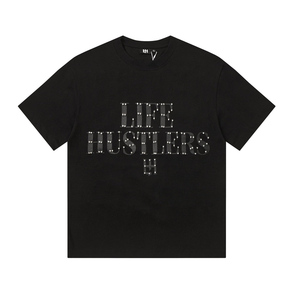 Life Hustlere Tonal HH Graphic T-Shirt — front