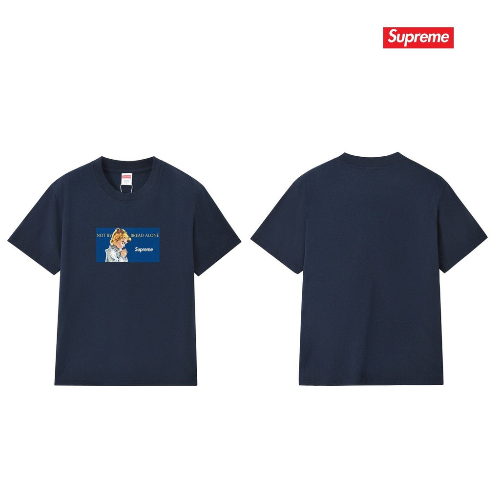 Supreme Blue Rectangle Graphic T-Shirt — comparison
