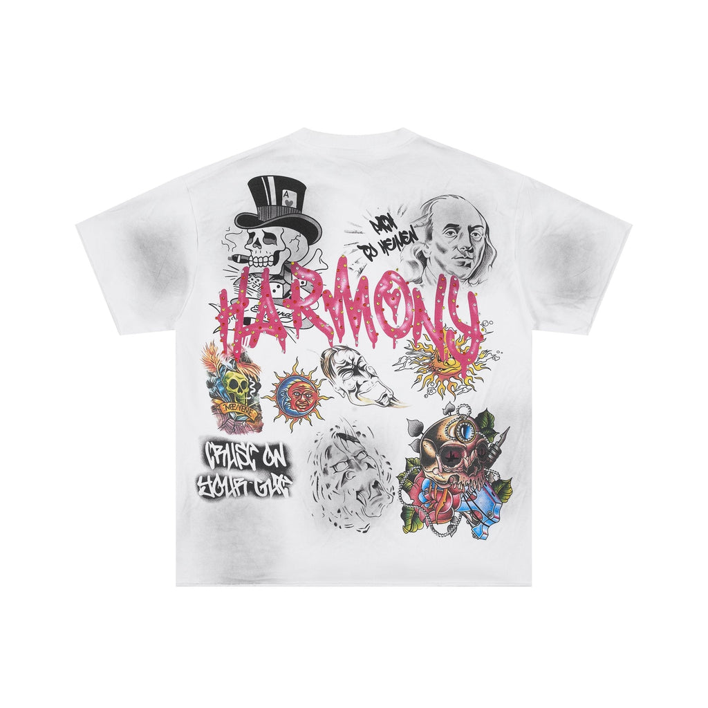 HARMONY Rhinestone-Style Graphic T-Shirt — hero