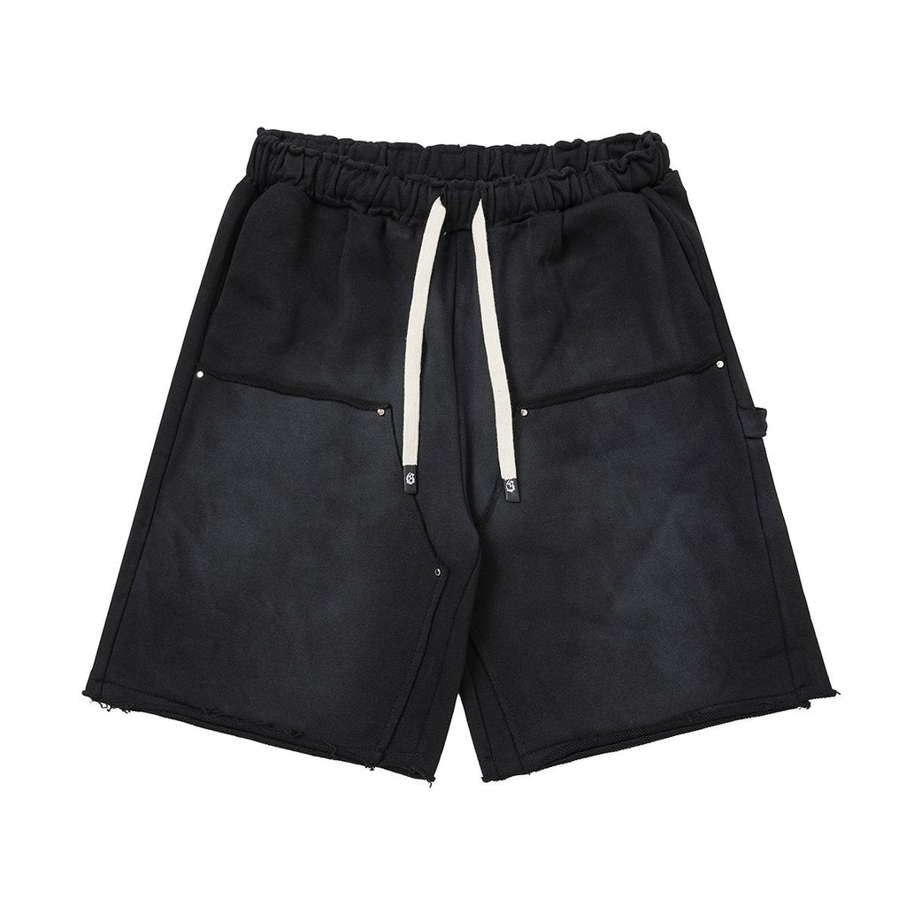 Godspeed Washed Graphic Sweat Shorts — front