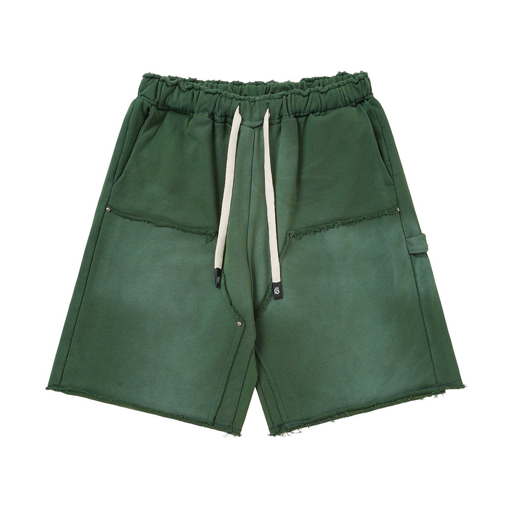Godspeed Washed Graphic Sweat Shorts — front