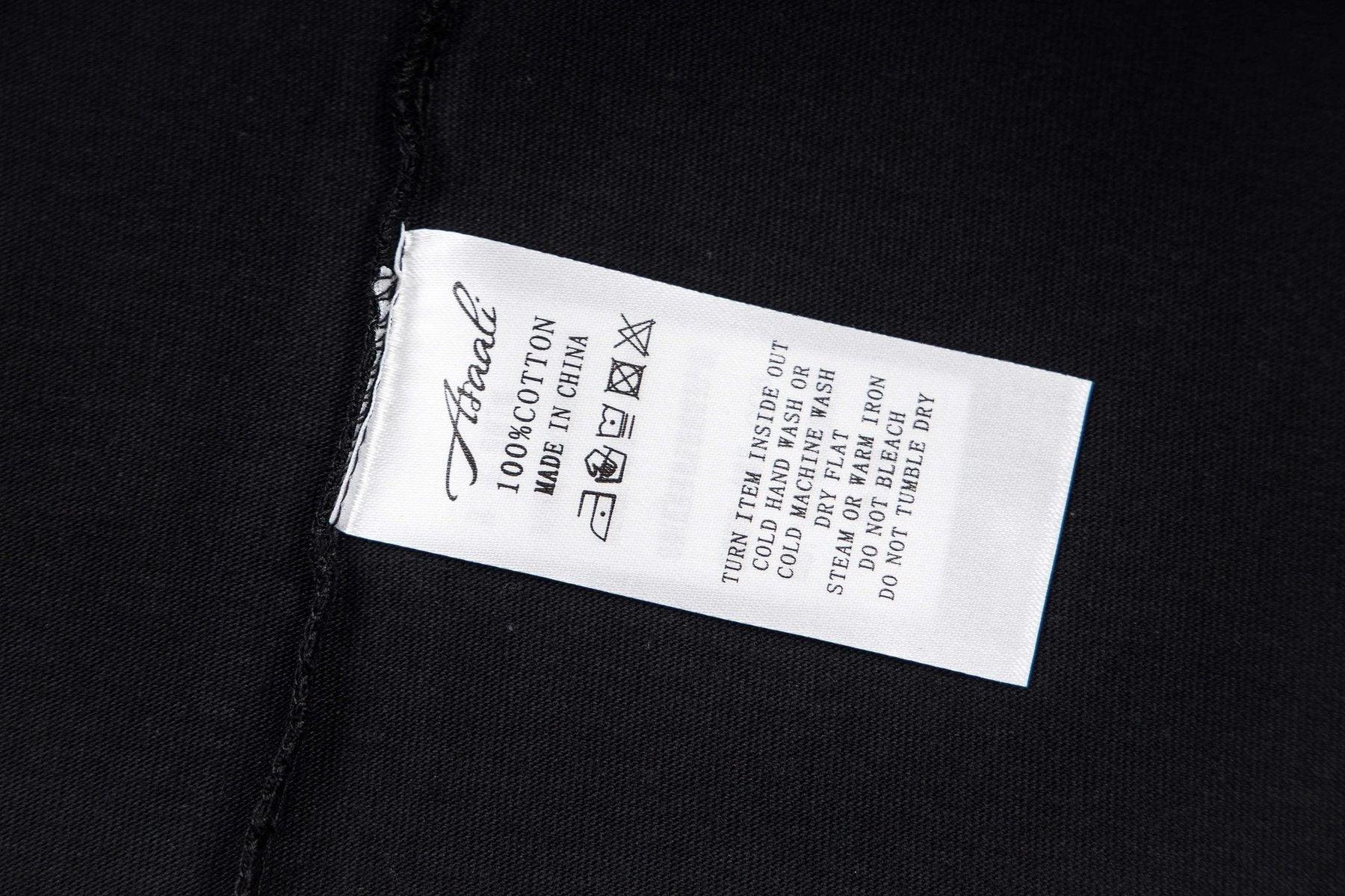 ASAALL Theatrical Mask Graphic T-Shirt — neck_label