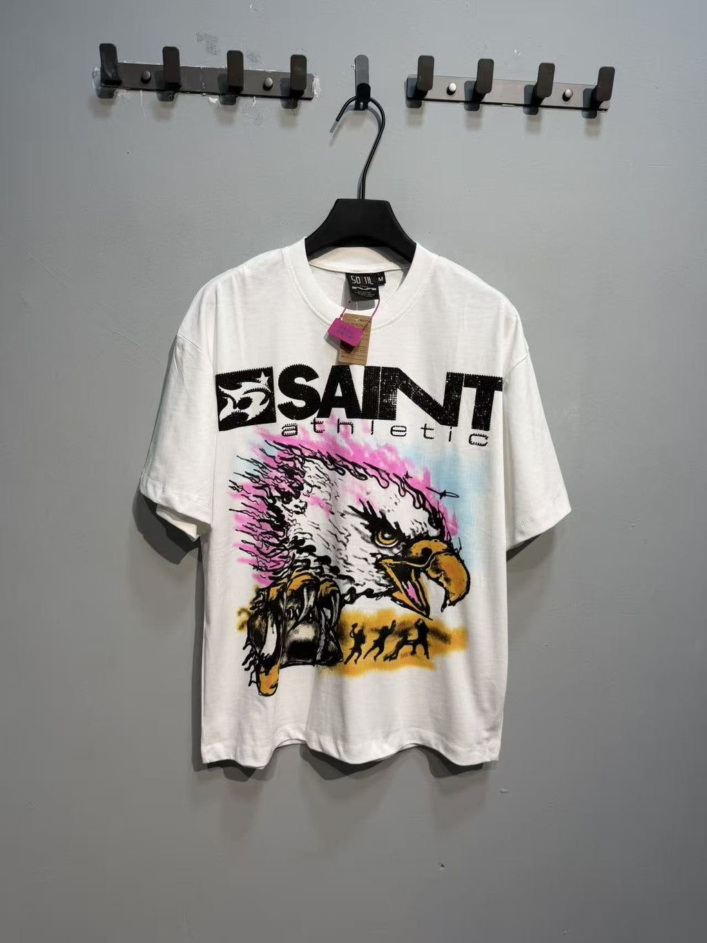 SAINT Eagle Graphic Short-Sleeve T-Shirt — front