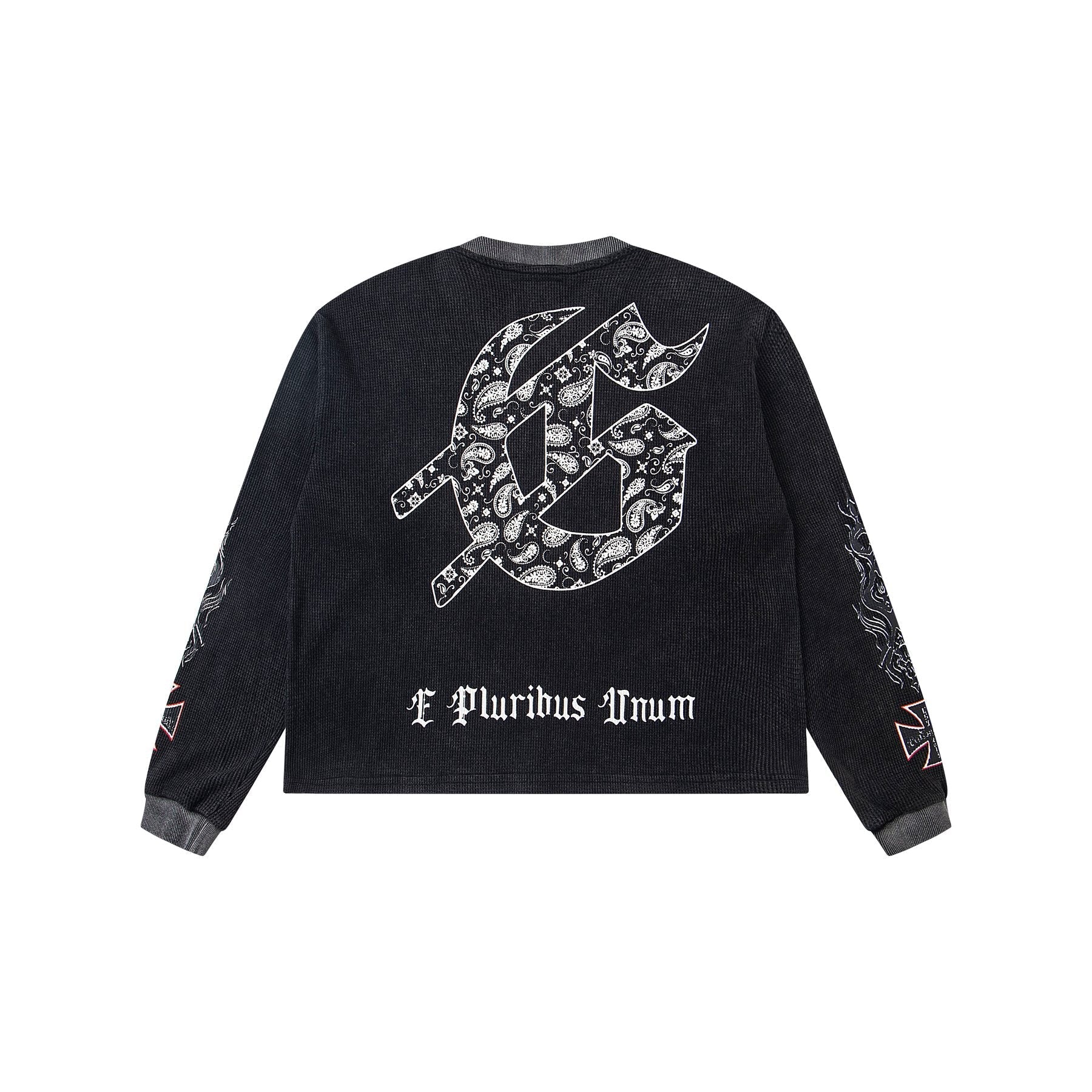 Godspeed Hollywood Graphic Waffle Long-Sleeve T-Shirt — back
