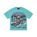 Godspeed Beach Skeleton Graphic T-Shirt — front