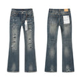 Purple Brand Distressed Flared Jeans — hero