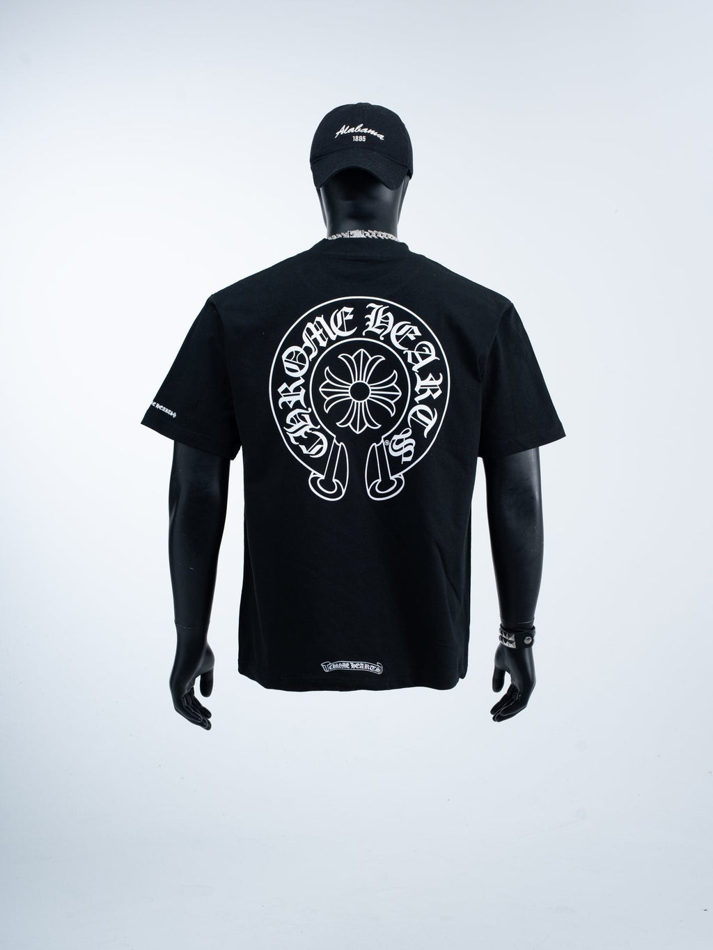 Chrome Hearts Horseshoe Graphic Pocket T-Shirt — back