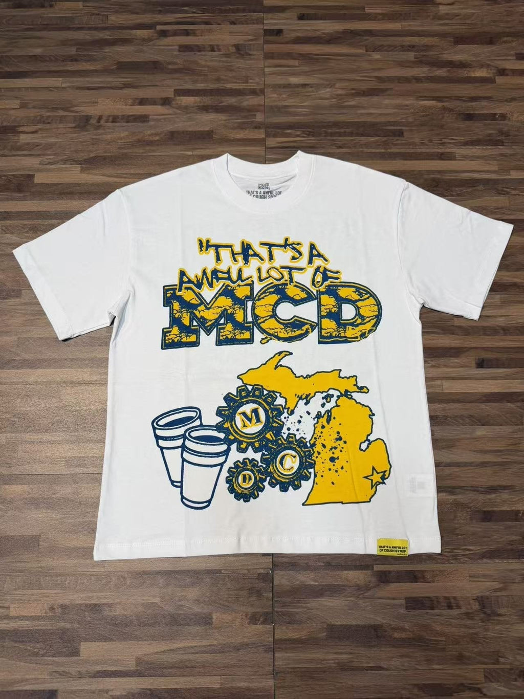 THAT'S A AWFUL LOT OF COUGH SYRUP Front & Back Graphic T-Shirt — front