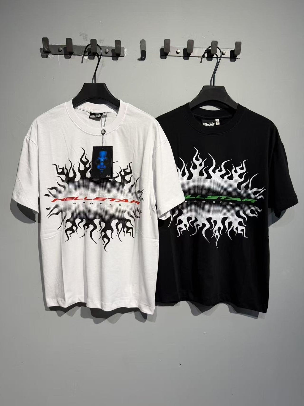 Hellstar Flame & Tribal Graphic T-Shirt — comparison