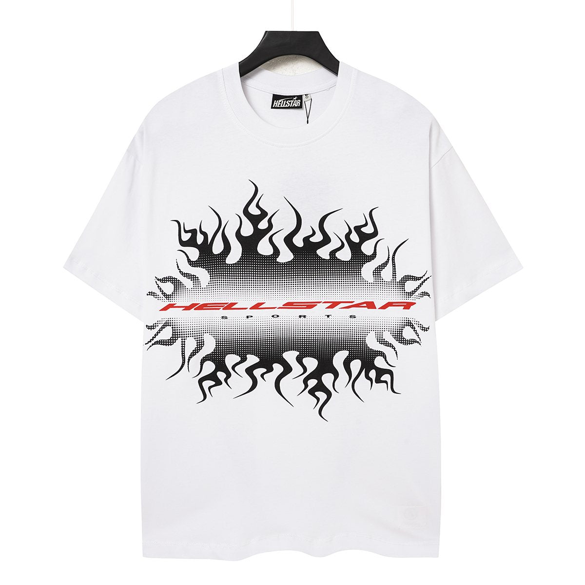 Hellstar Flame & Tribal Graphic T-Shirt — front