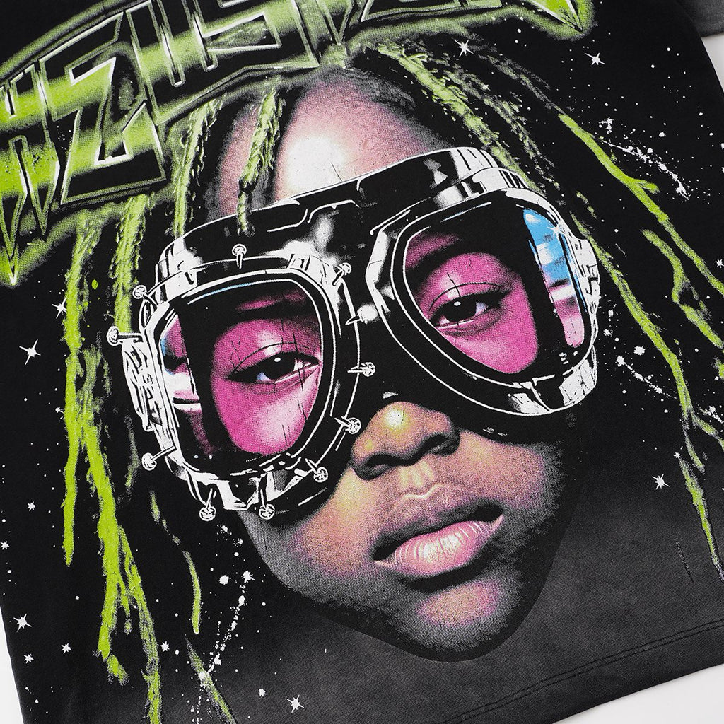 Hellstar Don't Hurt People Graphic T-Shirt — detail