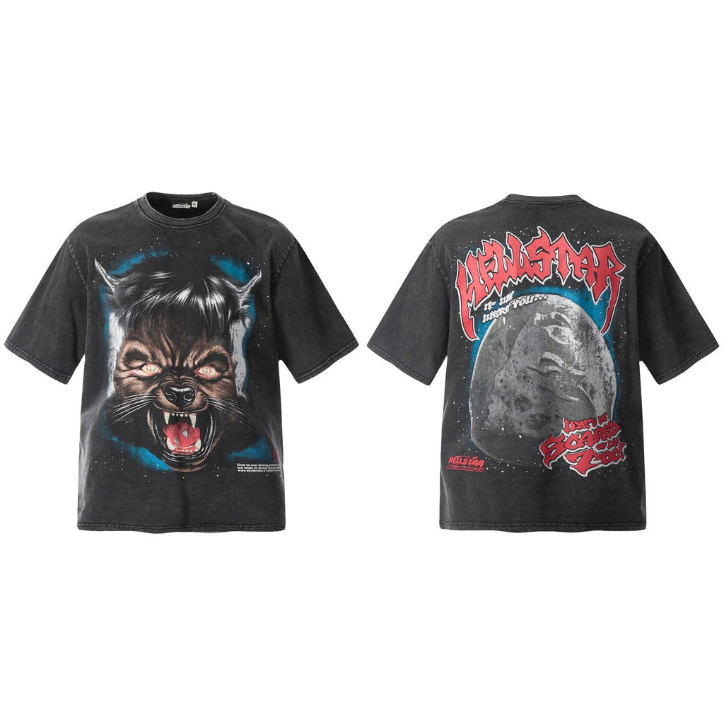 Hellstar Moon Animal Graphic T-Shirt — hero