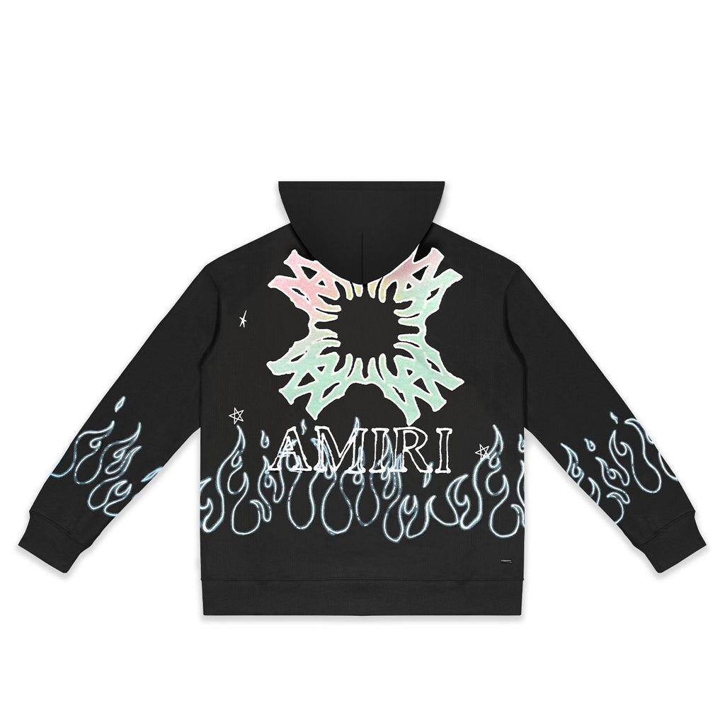 AMIRI Flame Cross Graphic Hoodie — back