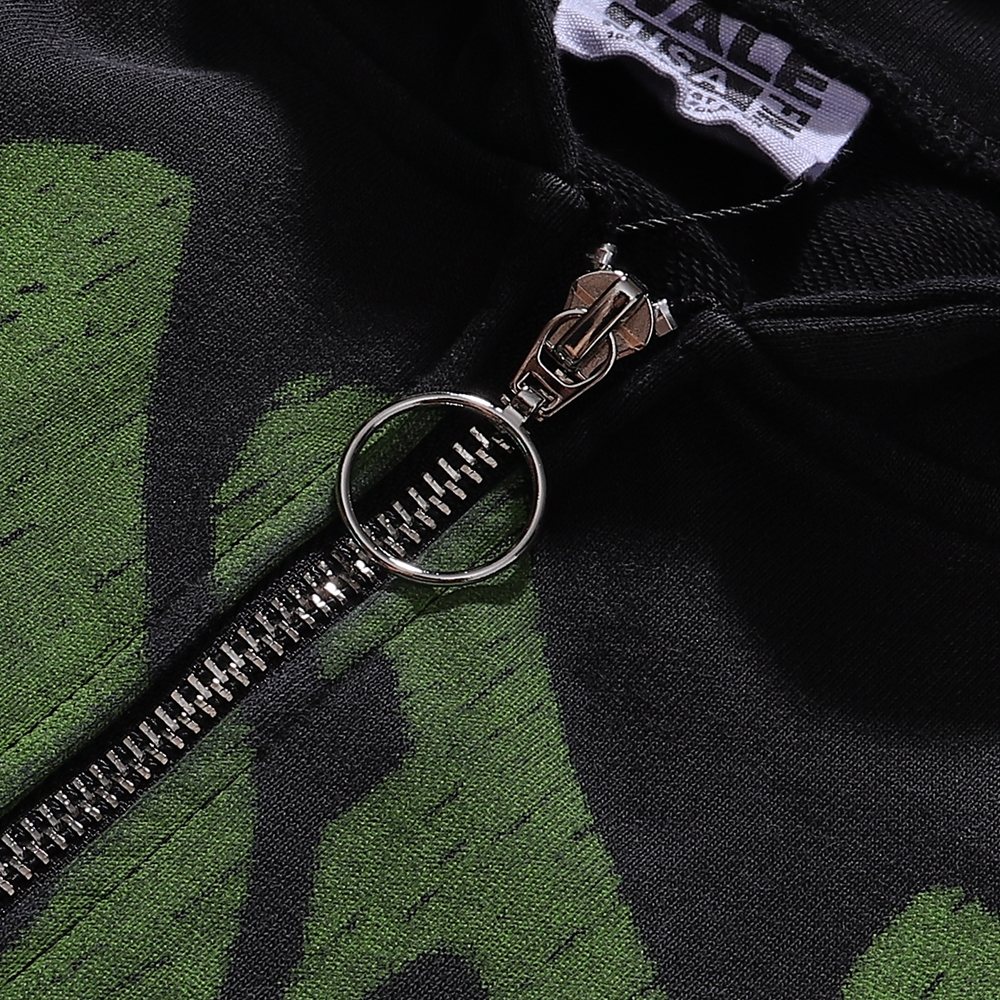 VALE USA Liberty Graphic Washed Zip Hoodie — detail