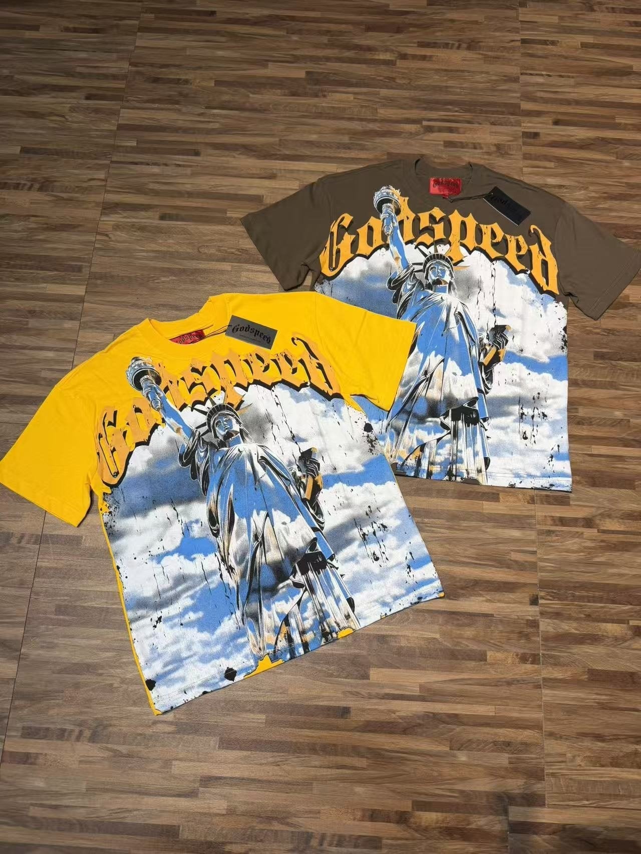 Godspeed 5010 Statue Graphic T-Shirt — context