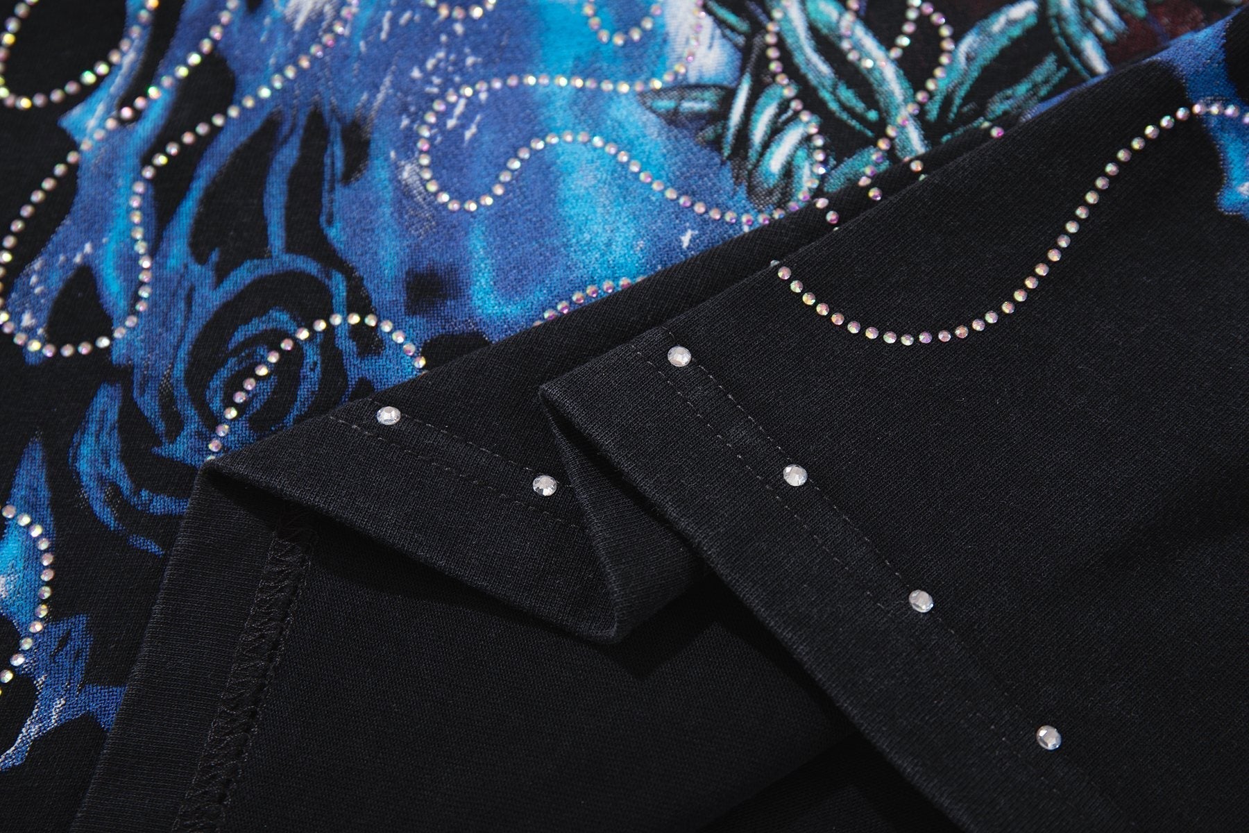 SUPPLY TEE Holy Spirit Rhinestone Graphic T-Shirt — detail