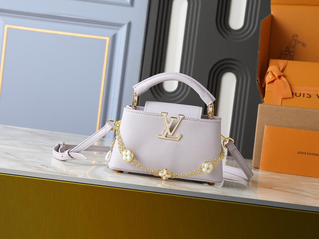 Louis Vuitton Capucines East-West Floral Chain Bag — hero