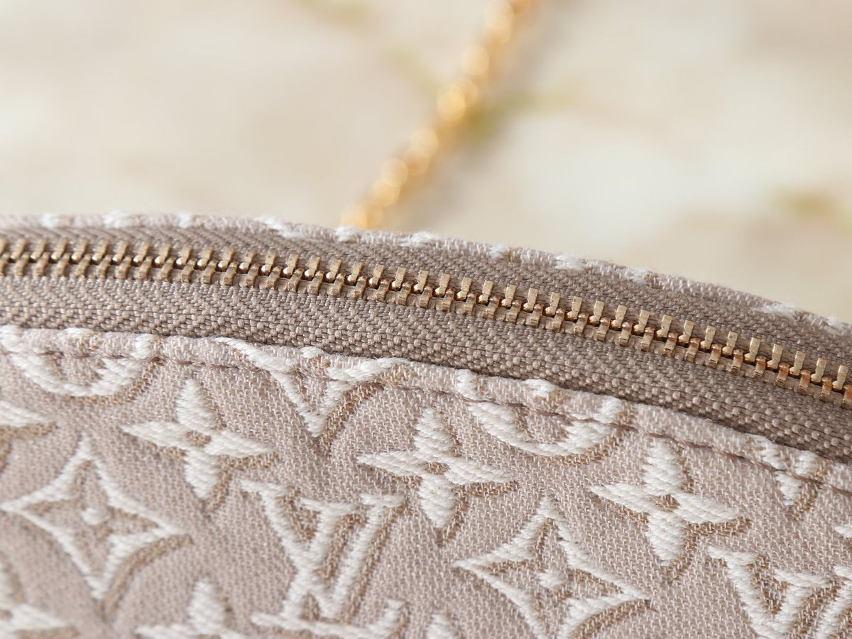 Louis Vuitton Monogram Chain Cosmetic Pouch — detail