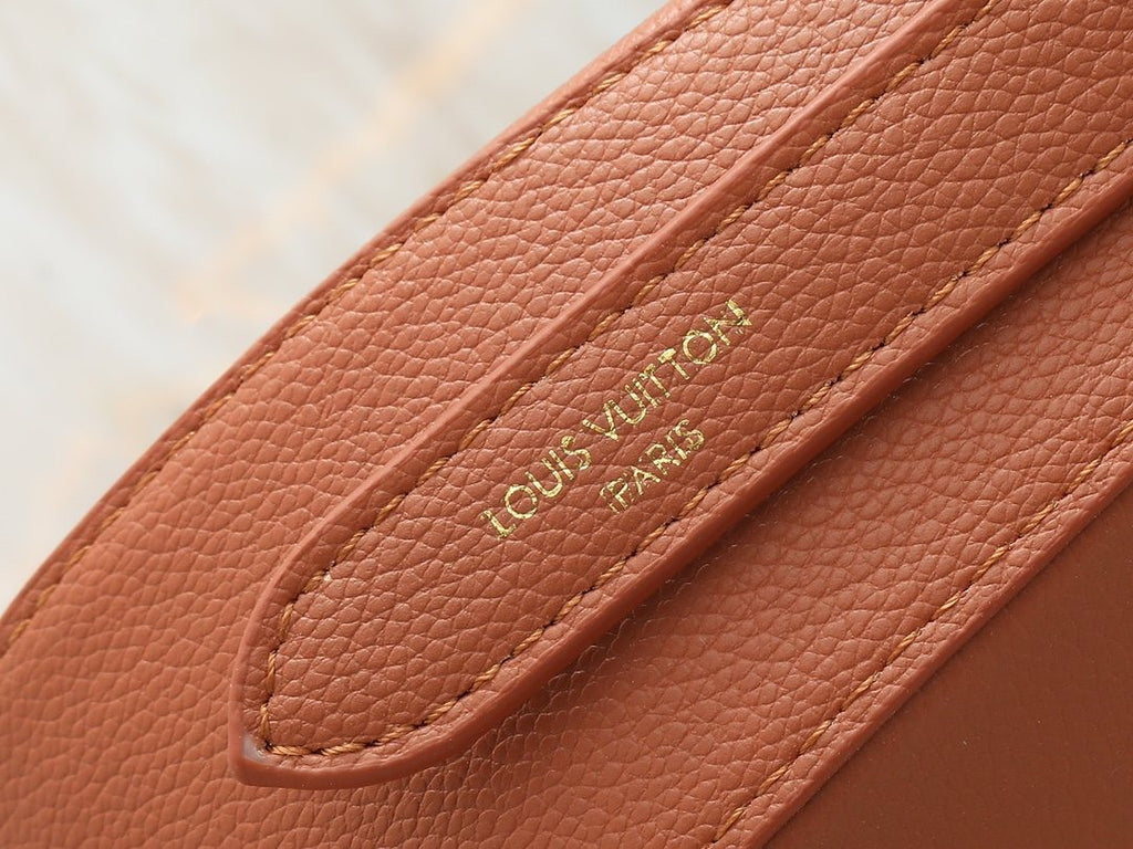 Louis Vuitton Low Key Shoulder Bag in Cognac Brown — detail
