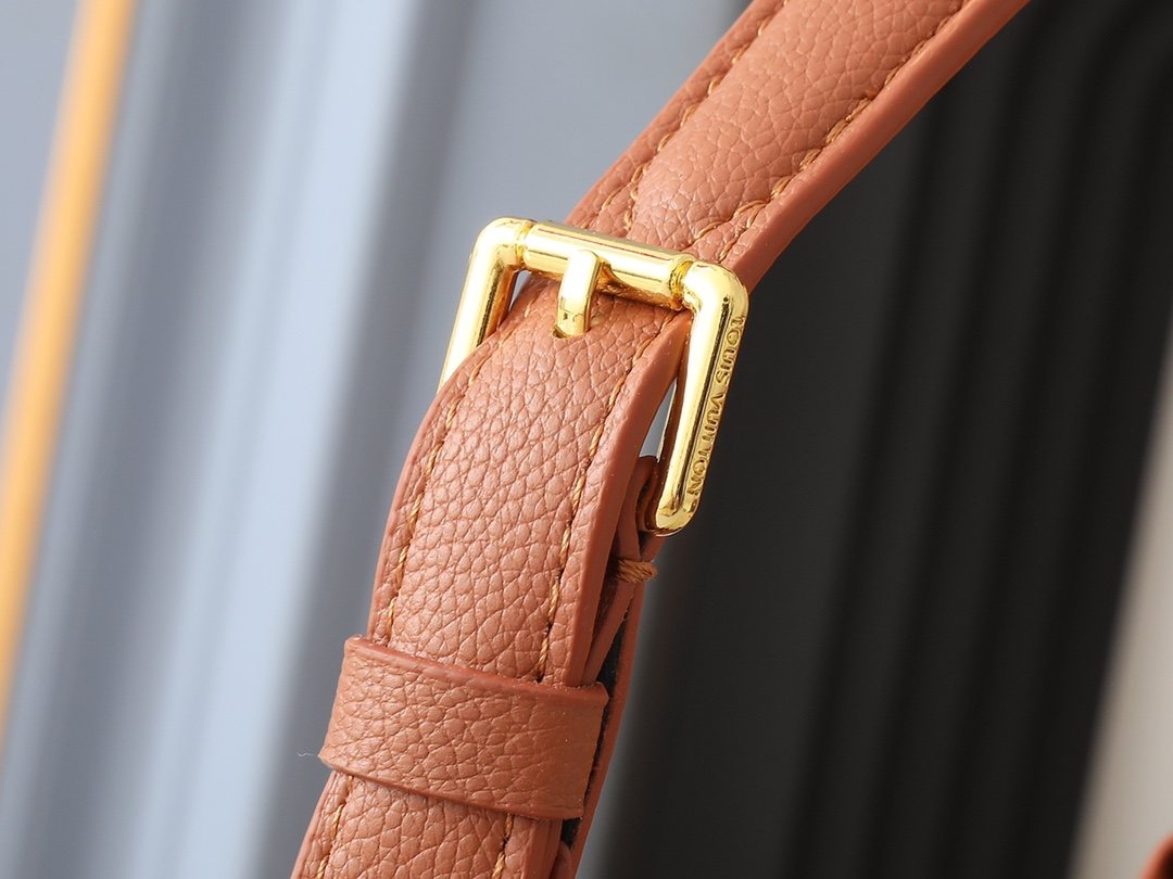 Louis Vuitton Low Key Shoulder Bag in Cognac Brown — detail