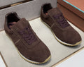 Dark Brown Lace-Up Casual Shoes — hero