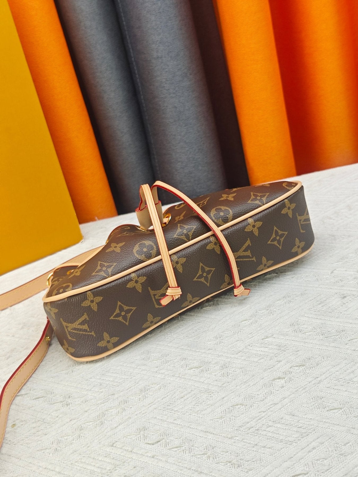 Louis Vuitton Nano Frivole Monogram Drawstring Bag — back