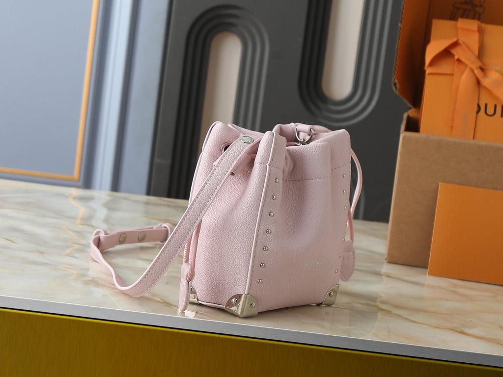 Louis Vuitton Nano Noé Trunk Bucket Bag — side