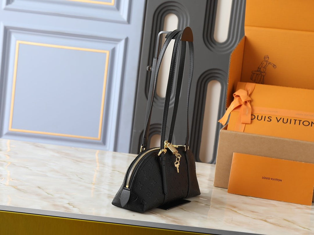 Louis Vuitton Hang On Embossed Monogram Shoulder Bag — side