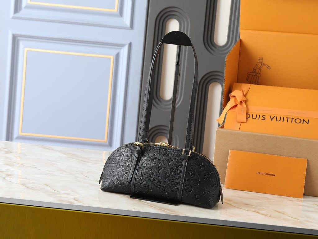 Louis Vuitton Hang On Embossed Monogram Shoulder Bag — back