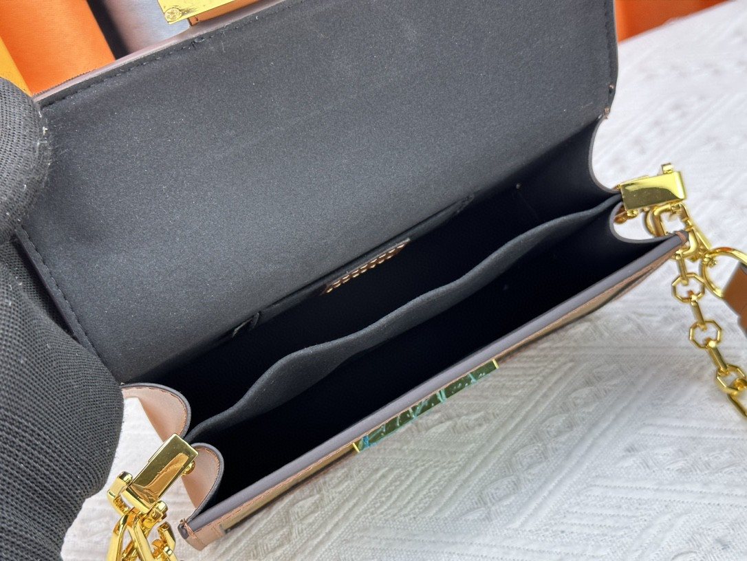 Louis Vuitton Dauphine East West Monogram Shoulder Bag — front